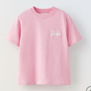 Zara X Barbie limited edition t-shirt pink